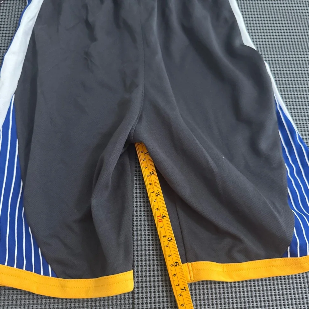 Adidas NBA Golden State Warriors Swingman Basketball Shorts Black Blue Small NWT